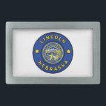 Boucle De Ceinture Rectangulaire Lincoln Nebraska<br><div class="desc">Lincoln Nebraska</div>