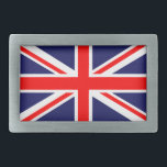 Boucle De Ceinture Rectangulaire L'Union Jack classique<br><div class="desc">Le drapeau de l'Union, ou Union Jack, est le drapeau national du Royaume-Uni. Il est ainsi appelé parce qu'il combine les croix des trois pays unis sous un seul Souverain - les royaumes d'Angleterre et du Pays de Galles, d'Écosse et d'Irlande (bien que depuis 1921 seule l'Irlande du Nord a...</div>