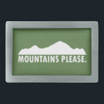 Boucle De Ceinture Rectangulaire Montagnes S'Il Vous Plaît<br><div class="desc">Vous savez où vous voulez être,  vous savez où vous êtes. Oui,  ils appellent. Allez.</div>