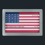 Boucle De Ceinture Rectangulaire Patriotique Bikini Atoll Flag Belt Buckle<br><div class="desc">Drapeau patriotique de l'atoll de Bikini.</div>