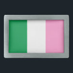 Boucle De Ceinture Rectangulaire Pavillon de Terre-Neuve-et-Labrador (Canada)<br><div class="desc">Drapeau de l'Association de l'Étoile catholique romaine de la Mer (le "Tricolor de Terre-Neuve"). Le tricolore de Terre-Neuve, ou "Pink, White and Green", est un drapeau officieux vu dans la province canadienne de Terre-Neuve-et-Labrador, et on croit à tort avoir été un drapeau officiel de Terre-Neuve-et-Labrador, ou plus généralement de l'île...</div>