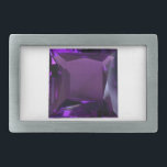 Boucle De Ceinture Rectangulaire Princesse violette coupée Amethyst Gemstone<br><div class="desc">Princesse violette coupée Améthyste Ceinture de pierre</div>