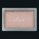 Boucle De Ceinture Rectangulaire Rose or rose noir Parties scintillant Script Monog<br><div class="desc">Rose Gold - Blush Pink Sparkle Parties scintillant Script Monogramme Nom Belt Buckle. Cela rend la graduation parfaite, doux 16 16ème, 18ème, 21ème, 30ème, 40ème, 50ème, 60ème, 70ème, 80ème, 90ème, 100ème anniversaire, mariage, douche nuptiale, anniversaire, baby shower ou cadeau de fête de bachelorette pour quelqu'un qui aime les styles glam...</div>