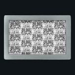 Boucle De Ceinture Rectangulaire Sauver les enfants, sauver des vies<br><div class="desc">Montrez votre soutien pour une noble cause avec notre design "Save Children,  Save Lives" Ce design sincère porte un message fort,  plaidant pour la protection des enfants et des vies humaines où qu'ils soient.</div>