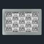 Boucle De Ceinture Rectangulaire Sauver les enfants, sauver des vies<br><div class="desc">Montrez votre soutien pour une noble cause avec notre design "Save Children,  Save Lives" Ce design sincère porte un message fort,  plaidant pour la protection des enfants et des vies humaines où qu'ils soient.</div>
