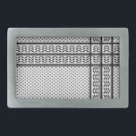 Boucle De Ceinture Rectangulaire Symbole Keffiyeh de la Palestine Motif de résistan<br><div class="desc">Si l'on remonte aux années 1960 et à l'émergence du mouvement de résistance palestinienne, l'homme politique palestinien de premier plan, Yasser Arafat, a renforcé ce sens derrière le keffiyeh. Le keffiyeh est devenu la marque de commerce personnelle d’Arafat en le drapant sur son épaule droite pour ressembler à la carte...</div>