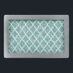 Boucle De Ceinture Rectangulaire Turquoise<br><div class="desc">Belle conception de ceinture turquoise tendance. Ajoutez à votre garde-robe une petite touche supplémentaire.</div>
