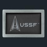 Boucle De Ceinture Rectangulaire USSF | United States Space Force<br><div class="desc">Célébrez la Force spatiale des États-Unis avec un design audacieux et inspirant qui incarne le patriotisme et la fierté. Parfait pour montrer l'admiration pour cette branche militaire d'élite de manière créative et élégante.</div>