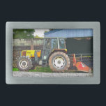 BOUCLE DE CEINTURE RECTANGULAIRE VIE AGRICOLE<br><div class="desc">Juste le temps de s'arrêter pour que le fermier s'arrête pour déjeuner avant de retourner aux champs sur son tracteur.</div>