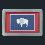Boucle De Ceinture Rectangulaire Wyoming Buffalo Belt Buckle<br><div class="desc">Portez une superbe boucle de ceinture chaque fois que vous êtes dehors et autour. La boucle peut être customisée : tailles,  styles,  couleurs,  messages,  etc. Cette boucle de ceinture fait aussi un grand cadeau pour quiconque aime le Wyoming. #wyoming #wyomingbeltbuckle #buffalobuckle @azoreandesigners #wyomingcowboys</div>