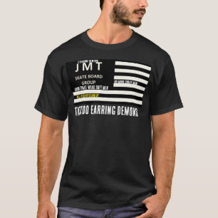 Boucle d'oreille Tatouage T-Shirt