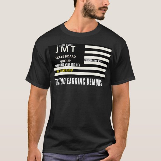 Boucle d'oreille tatouage T-Shirt (Devant)