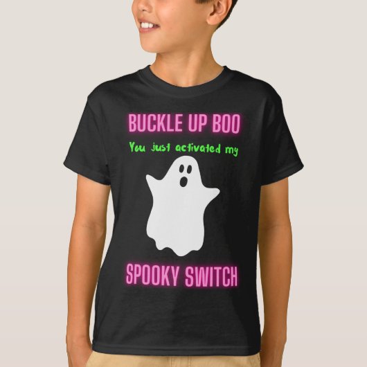 Boucle Haut Boo Vous venez d'activer mon commutate (Devant)