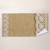 Boucles avec dentelle (Serviette de bain)