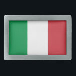 Boucles de ceinture italiennes de drapeau<br><div class="desc">Boucles de ceinture italiennes de drapeau. Accessoire de mode patriotique pour des femmes des hommes et des enfants de l'adolescence. Drapeau de Tricolore de conception de l'Italie. Forme ovale ou rectangulaire.
Idée de cadeau fait sur commande d'anniversaire ou de Noël pour les amis et la famille américains italiens.</div>