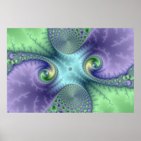 Boucles de fruits - Poster fractal