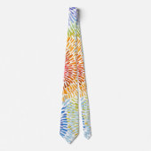 Boucles de teinture à cravate multicolore (Devant)