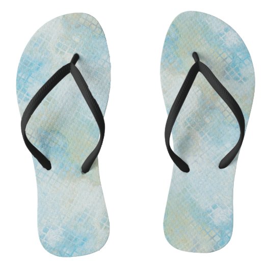 Boucles de tongs bleu océan Turquoise (Semelle)