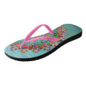 Boucles de tongs de mandala vibrantes (Incliné)