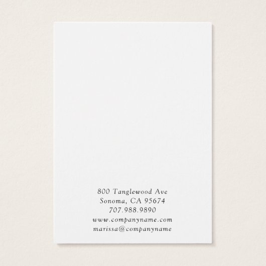 Boucles d'or rose à oreille Fleur sauvage Botaniqu (Dos)