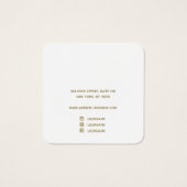 Boucles D'Oreille À Script Floral Rose Cute (Dos)