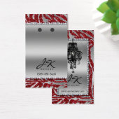 Boucles d'oreille Cartes d'affichage Cute Zebra Ch (Bureau)