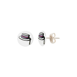 Boucles d'oreille de casquette