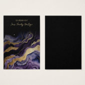 Boucles d'oreille Vitre Or Vitre Bijoux Cartes d'a (Devant & derrière)