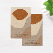 Boucles d'oreilles Abstraites en terre cuite de sa (Bureau)