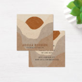 Boucles d'oreilles Abstraites en terre cuite de sa (Bureau)