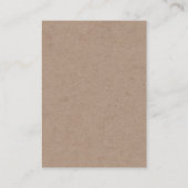 Boucles d'oreilles artisanales Kraft Bijoux Carte  (Dos)