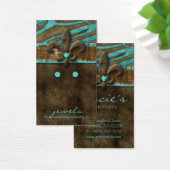 Boucles d'oreilles Cartes d'affichage Cute Zebra F (Bureau)