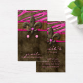 Boucles d'oreilles Cartes d'affichage Cute Zebra F (Bureau)