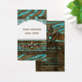 Boucles d'oreilles Cartes d'affichage Cute Zebra F (Bureau)