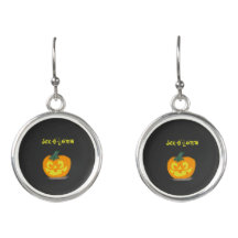 Boucles d'oreilles Citrouille