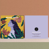 Boucles d'oreilles de bijoux Porte-fleurs botaniqu