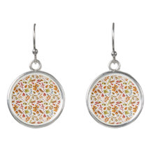 Boucles d'oreilles des champignons d'automne
