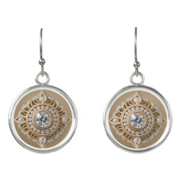 BOUCLES D'OREILLES DIAMOND & PEONY