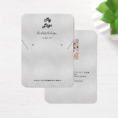 Boucles d'oreilles en argent bijoux carte d'affich (Bureau)