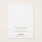 Boucles d'oreilles en blanc uni (Dos)