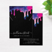 Boucles d'oreilles en galaxie Collier d'affichage (Bureau)