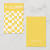 Boucles d'oreilles en gras rétro Carte d'affichage (Devant / Derrière)