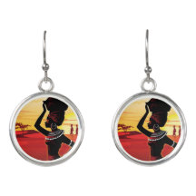 Boucles d'oreilles ethniques