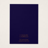 Boucles d'oreilles géométriques bleues et oranges (Dos)