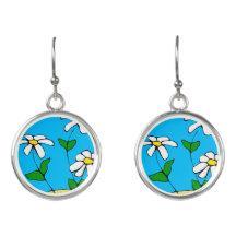 Boucles d'oreilles jaune soleil