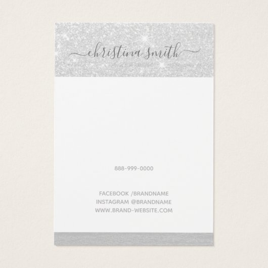 Boucles d'oreilles longues Afficher Glamor Parties (Dos)