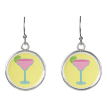 Boucles d'oreilles Margarita rose