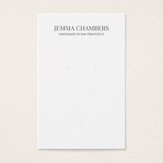 Boucles d'oreilles modernes en noir blanc Bijoux C (Devant)