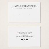 Boucles d'oreilles modernes en noir blanc Bijoux C (Devant & derrière)