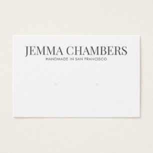 Boucles d'oreilles modernes en noir blanc Bijoux C